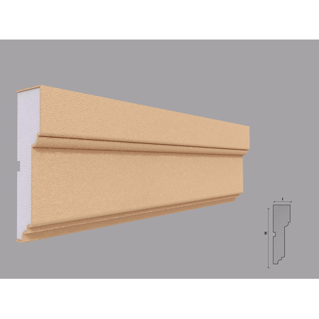 Ancadrament fereastra exterior F120 dimensiuni 140x40x2000mm