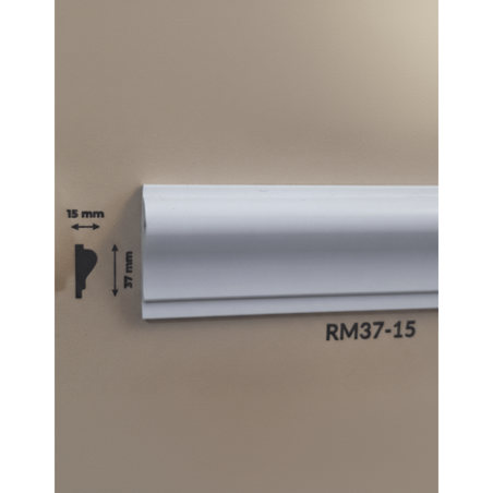 Brâu poliuretan de interior  RM37-15 37x15x2000