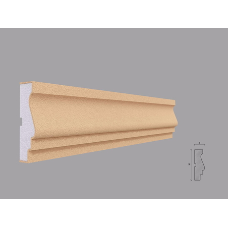 Ancadrament fereastra exterior F132 dimensiuni 95x30x2000mm