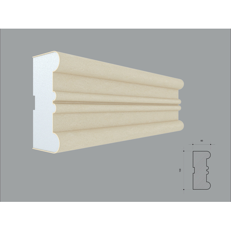 Ancadrament fereastra exterior FP142 dimensiuni 130x60x2000mm