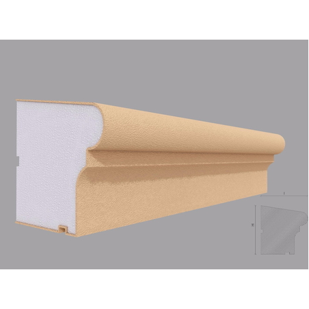 Solbanc/pervaz decorativ exterior PD214 dimensiuni 120x115x2000mm