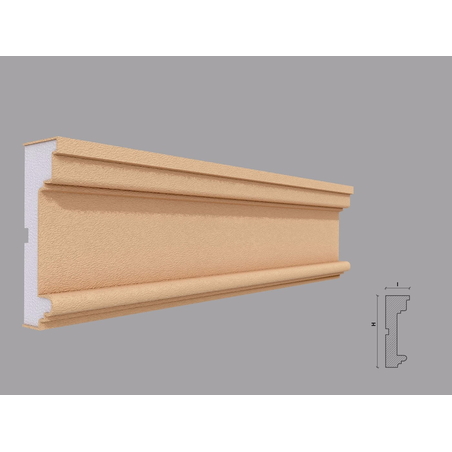 Ancadrament fereastra exterior F118 dimensiuni 120x40x2000mm