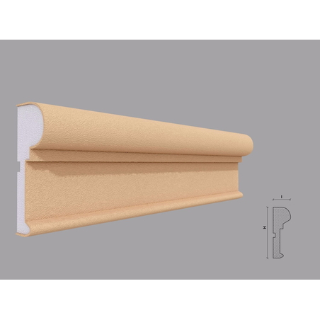 Ancadrament fereastra exterior F113 dimensiuni 120x40x2000mm