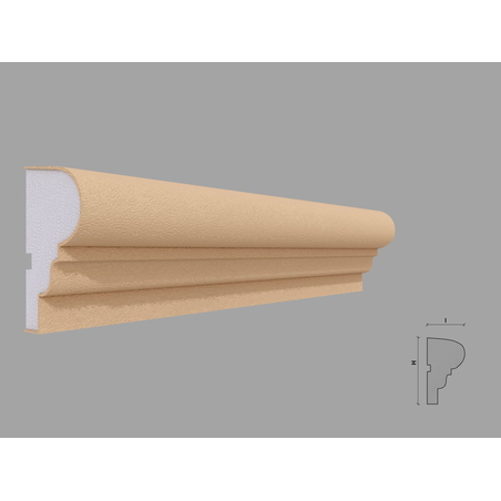 Ancadrament fereastra exterior F102 dimensiuni 100x55x2000mm