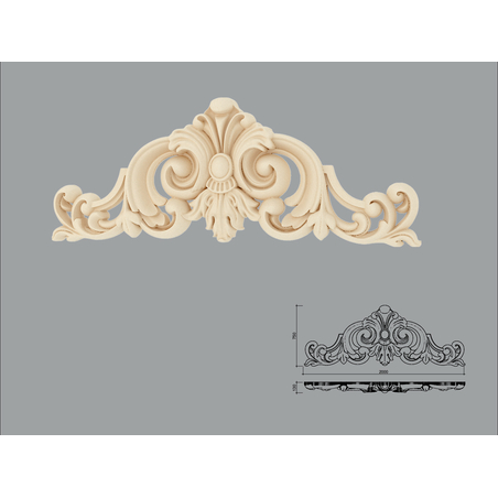 Accent decorativ de exterior DE20-2000 dimensiuni 750x130x2000mm