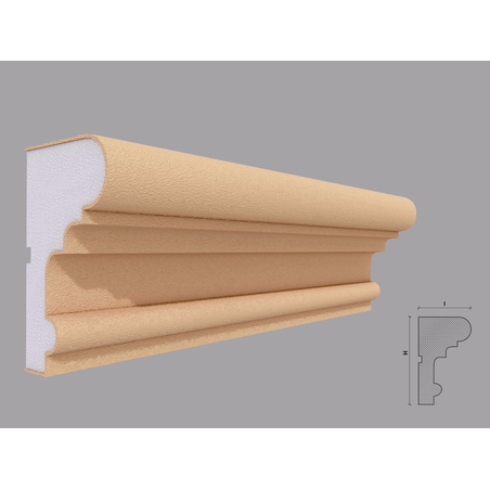 Ancadrament fereastra exterior F123 dimensiuni 135x81x2000mm