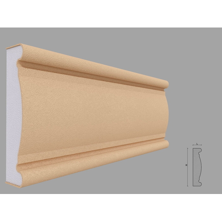 Brau decorativ de exterior F319 dimensiuni 180x40x2000mm