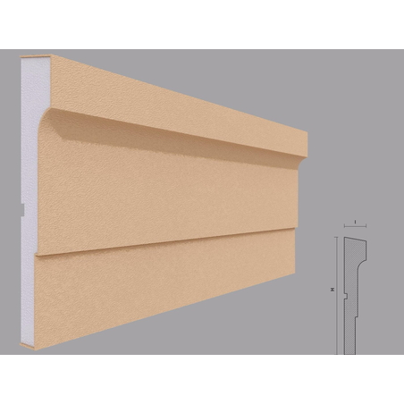 Brau decorativ de exterior F306 dimensiuni 220x41x2000mm