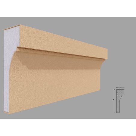 Brau decorativ de exterior F317 dimensiuni 180x60x2000mm