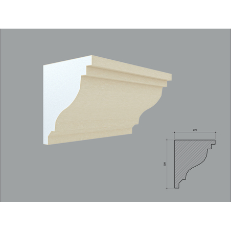 Cornisa decorativa de exterior C434 dimensiuni 320x270x2000mm