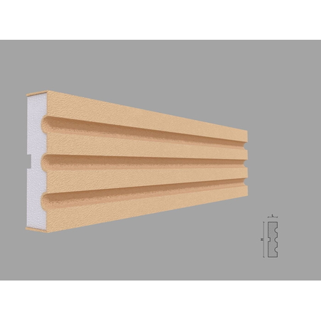Ancadrament fereastra exterior F135 dimensiuni 115x30x2000mm