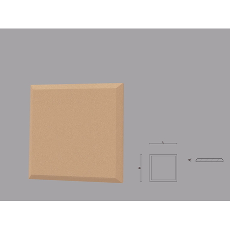 Coltar decorativ de exterior CL03 dimensiuni 250x35x250mm