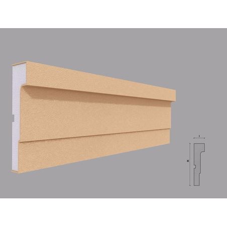 Ancadrament fereastra exterior F112 dimensiuni 140x35x2000mm