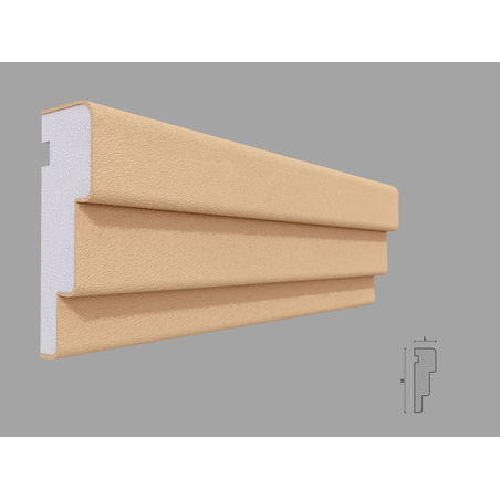 Ancadrament fereastra exterior F134 dimensiuni 135x45x2000mm
