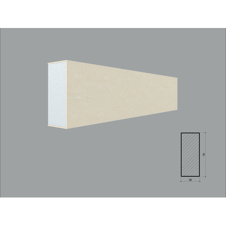 Ancadrament fereastra exterior FP146 dimensiuni 70x30x2000mm