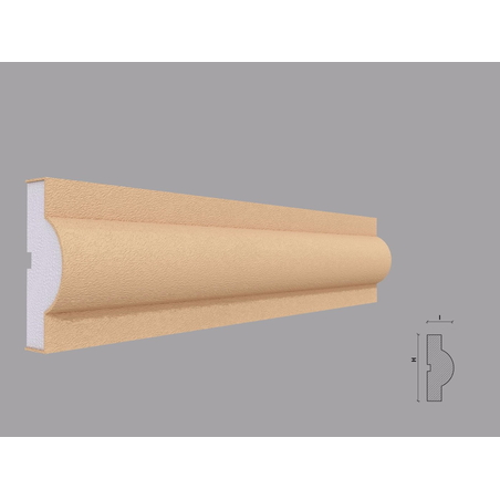 Ancadrament fereastra exterior F121 dimensiuni 100x40x2000mm