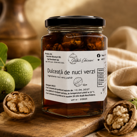 Dulceață de nuci verzi