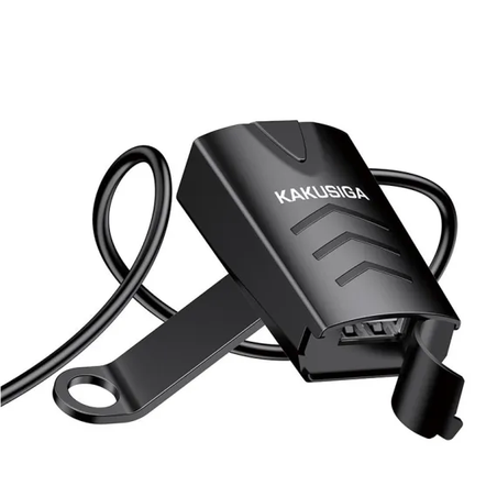 Încărcător Moto USB Impermeabil, KSC-1058, Montaj pe Ghidon, Intrare 12V-24V, Protecție la Scurtcircuit