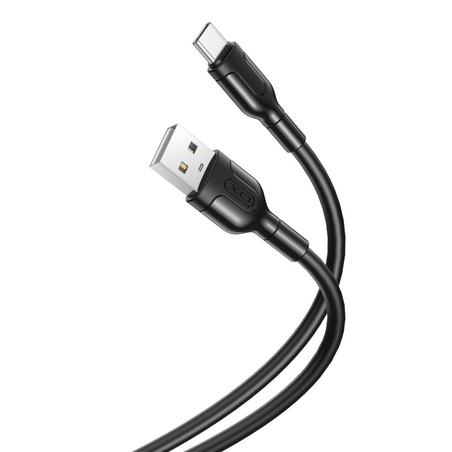 XO NB212 Cablu USB 2.0 USB-C  USB-A Negru 1m