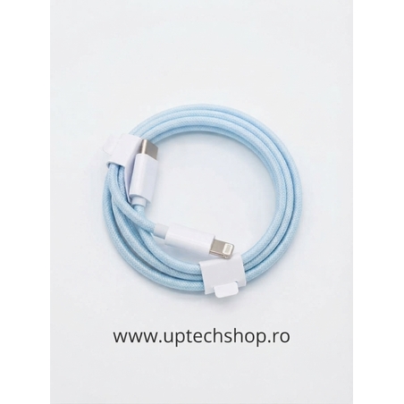 Cablu împletit KADIXI 3.3FT Lightning la USB C - Culoare Albastru