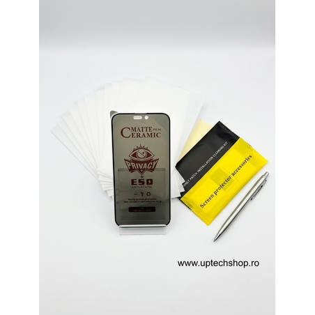 Folie protectie ecran Ceramica Mata Iphone 15 Pro Max