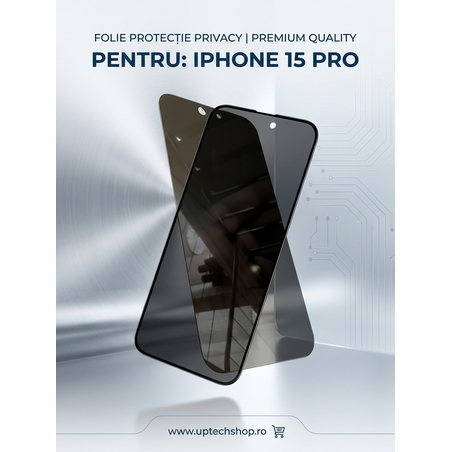 Folie protecție ecran iphone 15 Pro