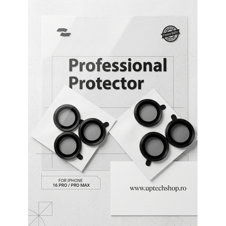 Protecție HD pentru Obiectivul Camerei iPhone 16 Pro Max