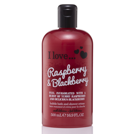 I Love Raspberry & Blackberry cremă de duș și baie 500 ml