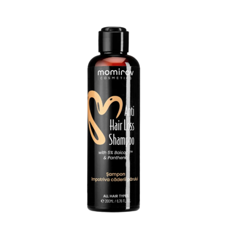 Momirov-Șampon împotriva căderii părului cu 5% Baicapil și Pantenol, 200 ml