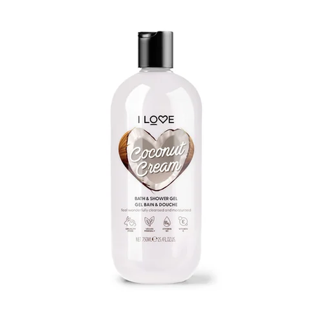 I Love Coconut Cream Bath & Shower Gel 750 ml