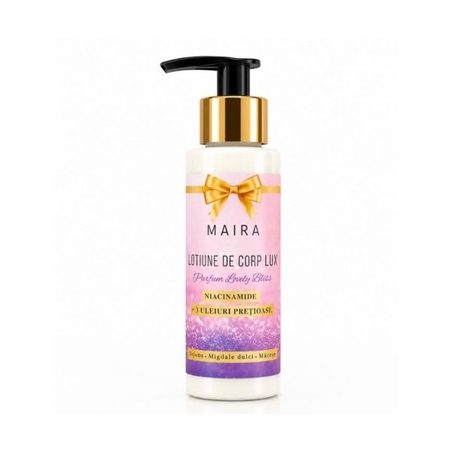 Loțiune de Corp Lux cu Niacinamide – Lovely Bliss | Hidratare cu Parfum Iris și Vanilie