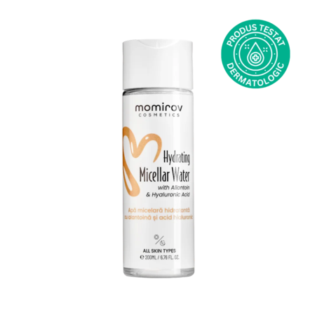 Momirov-Apă micelară hidratantă cu acid hialuronic și alantoină, 200 ml