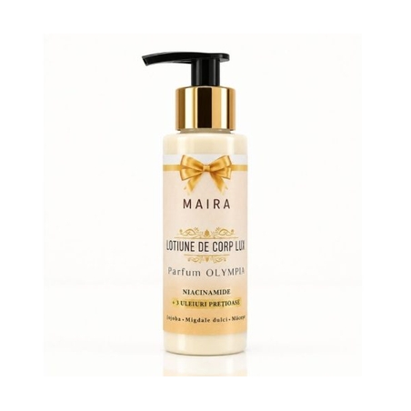 Loțiune de Corp Lux cu Niacinamide – Olympia | Hidratare cu Parfum Floral-Vanilat