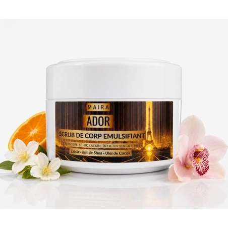 Scrub Corp Emulsifiant cu Zahăr Ador 200g