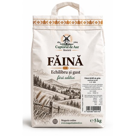 Făină albă de grâu 650 – 5 kg