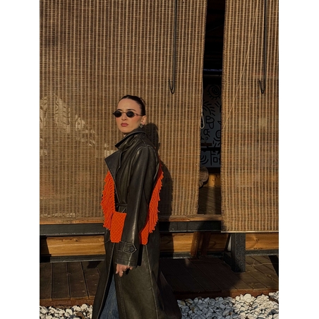 Fringe Crossbody model