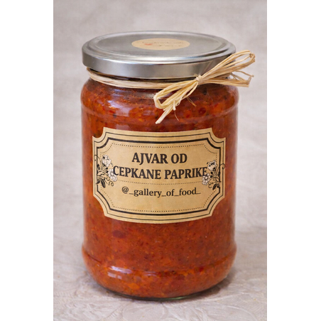 Ajvar od cepkane paprike