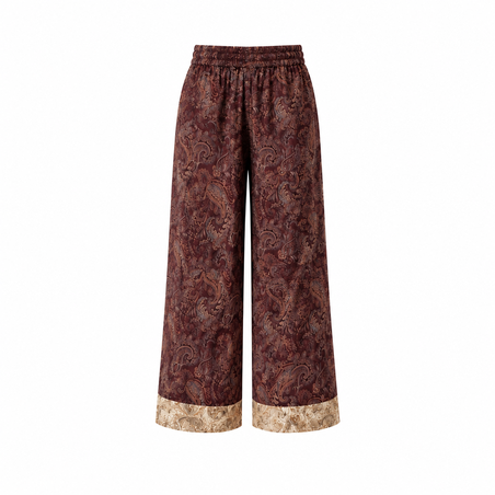 Pattern široke pantalone