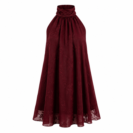 Bordo mini haljina