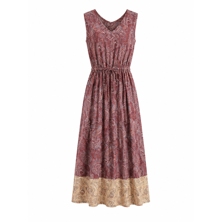 Pattern midi haljina