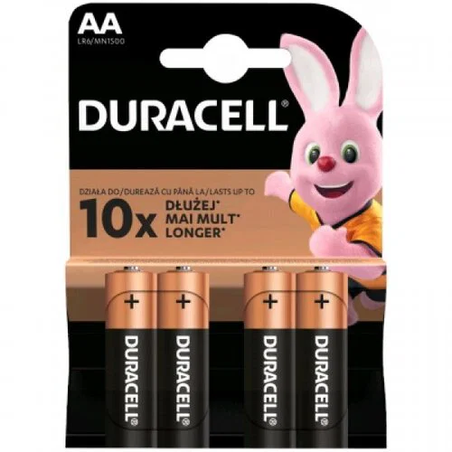 Duracell LR06 ALKALNA BATERIJA 1,5V AA 4 komada u pakovanju (Cena po Komadu)
