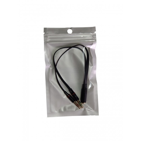 CCA-418A ** Gembird 3.5mm Headphone Mic Audio Y Splitter Cable Female to 2x3.5mm Male adapter (87)
