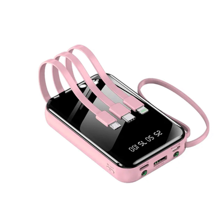 Power Bank 20000 mAh pink