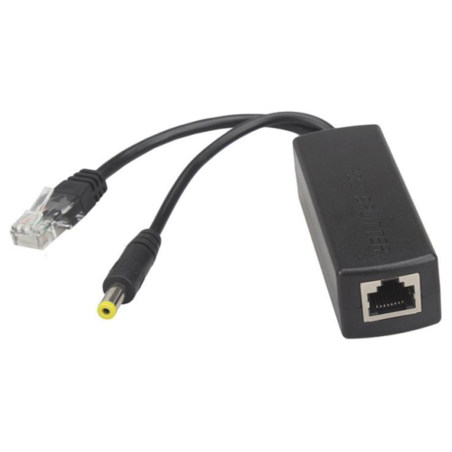Gembird Extender 48V POE spiter kabl(RJ45 input 44V-57V), output 12V/1-2A, 100m