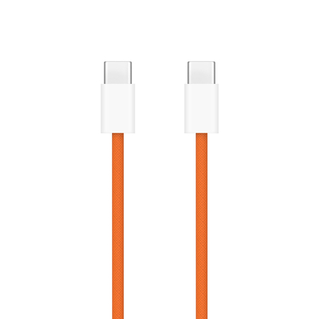 USB data kabal za iPhone 17/AIR/17 Pro/17 Pro Max Type C na Type C 60W 1m narandzasti