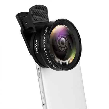 Objektiv 37mm 0.45X Ultra-wide + macro za telefon i tablet