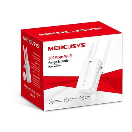 Mercusys range extender MW300REv3 do 300Mbps, 2.4 ghz wireless access point