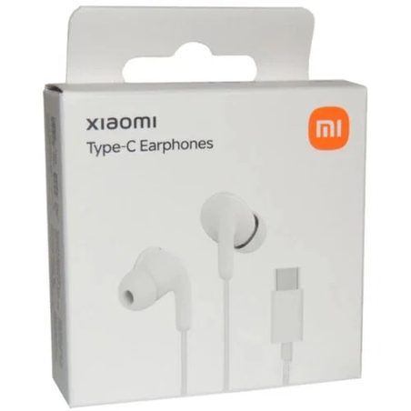 Xiaomi type-c earphones white (bez mikrofona)
