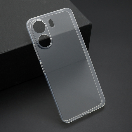 Maska ULTRA TANKI PROTECT silikon za Xiaomi Redmi 13C/Poco C65 providna (bela)