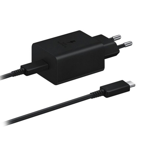 Samsung Fast kucni punjac PD 3A 45W sa kablom Type-C crni (EP-T4511-NBE)